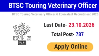 BTSC TVO Recruitment 2026