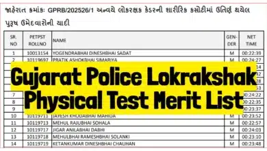 Gujarat Police Result 2026
