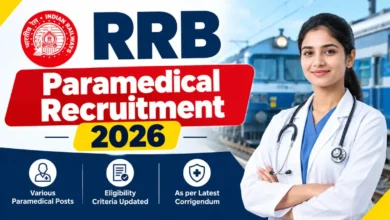 RRB Paramedical Recruitment 2026