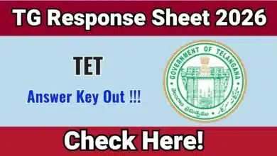 TG TET Answer Key 2026