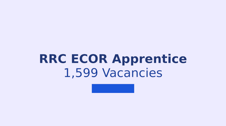 RRC ECOR apprentice recruitment 2026