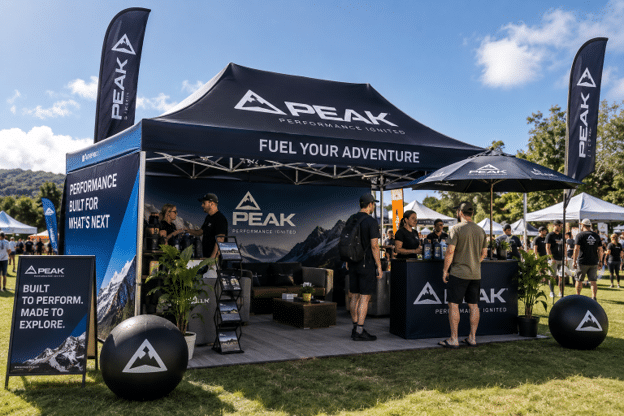 custom tent layout for events
