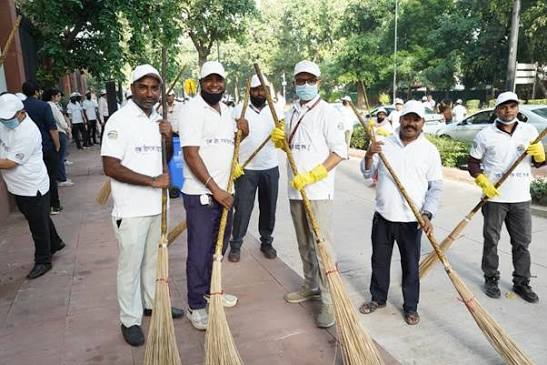 Government Officials Promote Cleanliness at Shramdaan Event