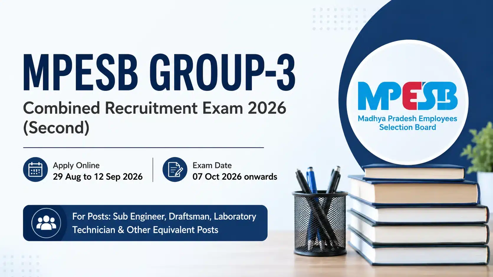 MPESB Sub Engineer Recruitment 2026