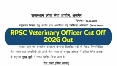 RPSC VO Result 2026