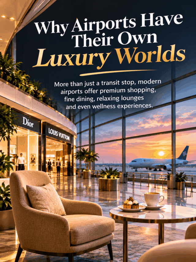 Why Airports Feel Like Luxury Worlds ✈️