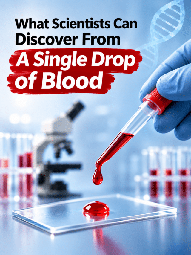 🩸 What One Drop of Blood Can Reveal