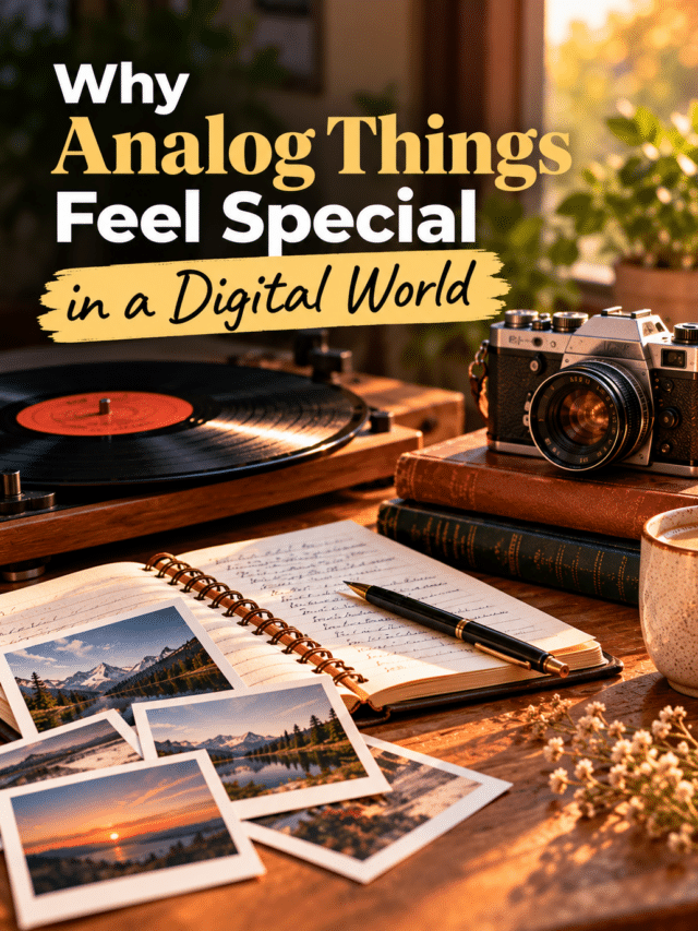 Why Analog Things Feel So Special 📸